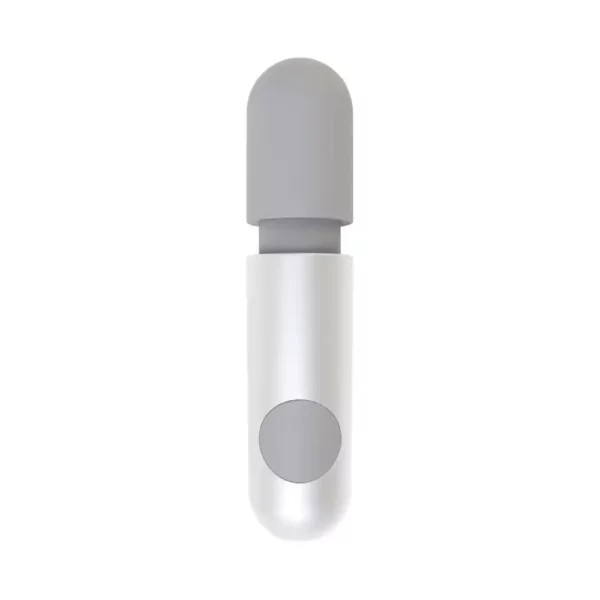 Silver Mini Wand Massager | Quiet Pocket Vibrator for Travel Silver Mini Wand Massager | Quiet Pocket Vibrator for Travel