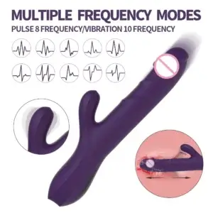 purple dual stimulation vibrator