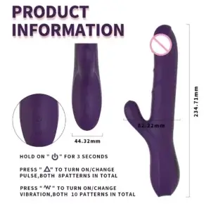 purple vibrating massager