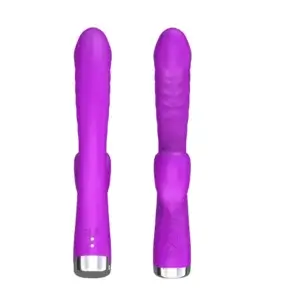 front and back look of the rabbit clit vibrator