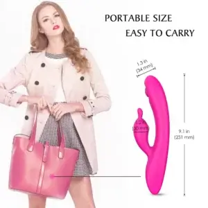 size of the rabbit tapping g-spot vibrator