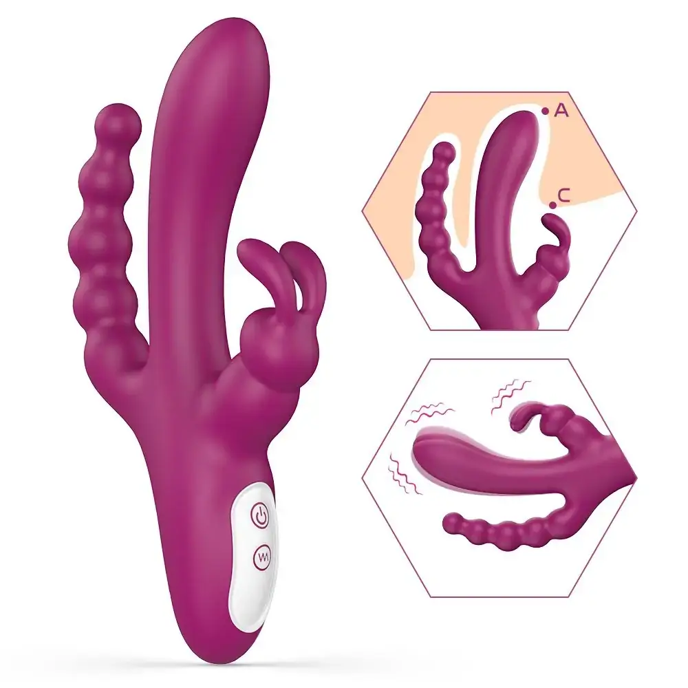 G-Spot Rabbit Vibrator | Triple Action 3-in-1 Massager