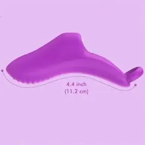 finger clit vibrator in purple