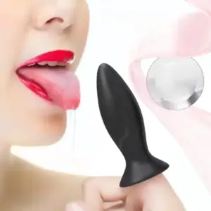 silicone vibrating butt plug with remote