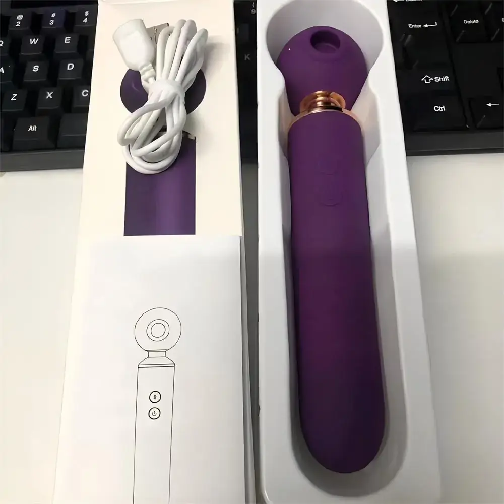 Thrusting Sex Toy With Clit Sucker | Best Nipple Vibrator Wand