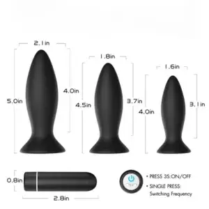 vibrating butt plug with remote size