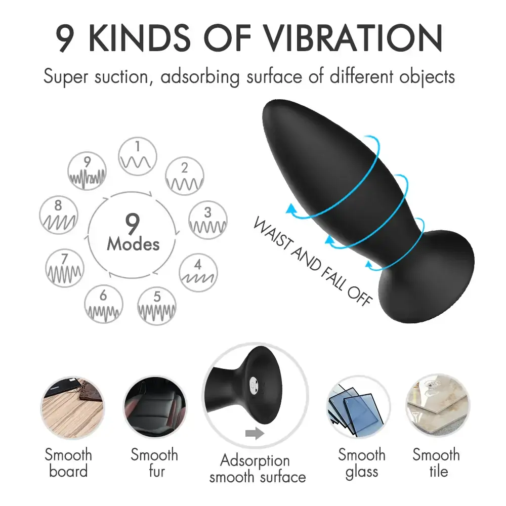 power legs vibrating foot massager Best Vibrating Butt Plugs for Men main image 0