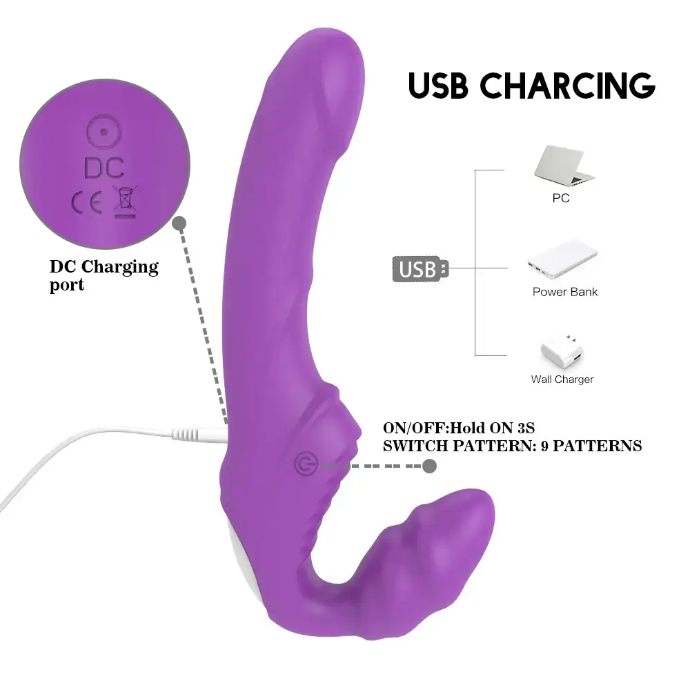 Lesbian Strapless Dildo For Sale