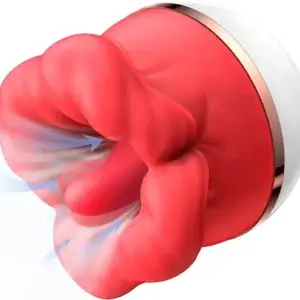 Vibrating Tongue Toy | Rose Lips Oral Sex Simulator & Suction