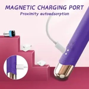 Rechargeable purple bullet vibrator