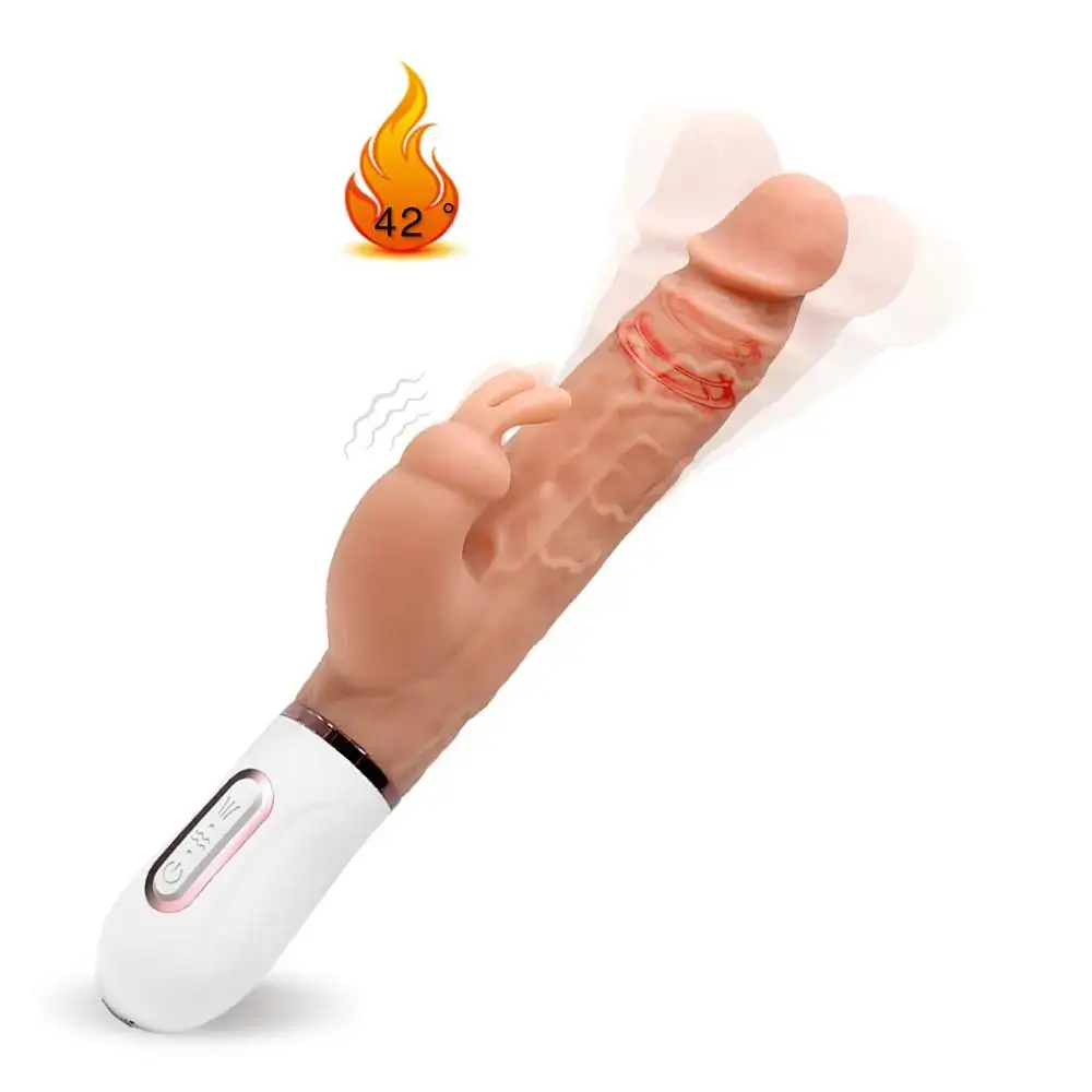 self thrusting dildo Thrusting vibrator deep while on my back