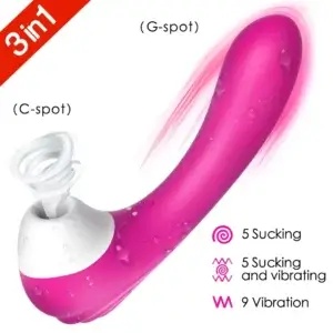 clitoris sucking toy with sucking and vibrating modes