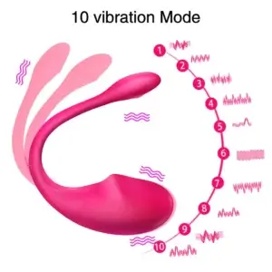 long distance remote control vibrator with 10 vibration modes