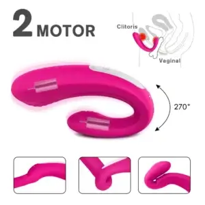 partner vibrator for clitoral and vaginal massage