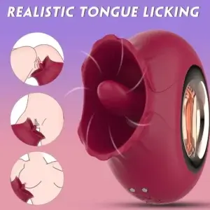 realistic tongue vibrator sex toy