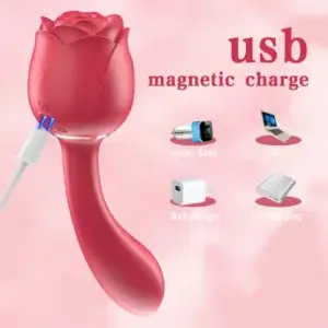 rechargeable clitoral sucking rose