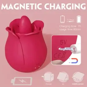 rechargeable rose tongue vibrator