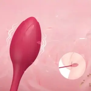 rose clit stim with powerful egg vibrator
