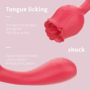 rose clit vibrator wtih tongue