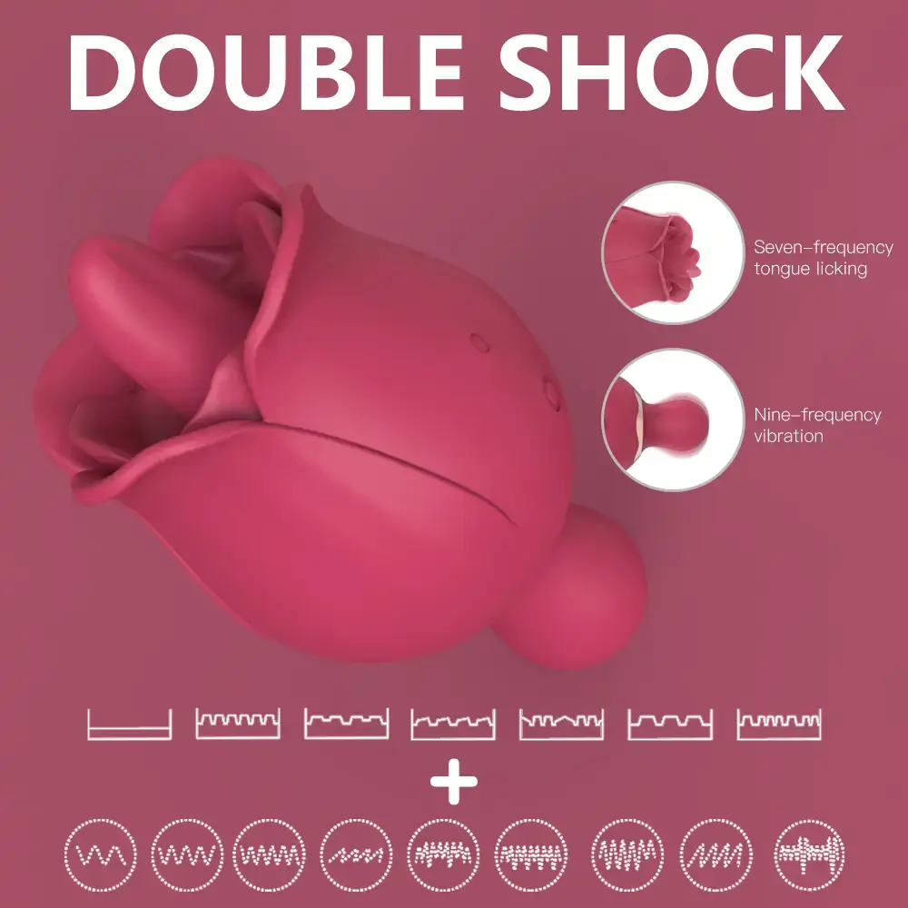 vibrating rosebud clitoral stimulator Rose Vibrator For Women