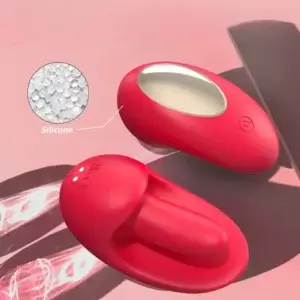 silicone flickering tongue vibrator