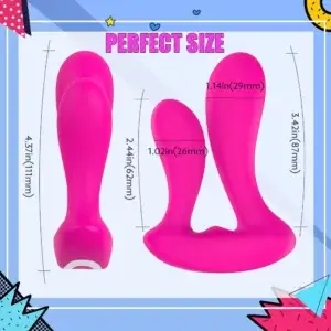 size of the double penetration sex toy