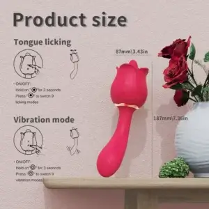 size of the rose clit vibrator