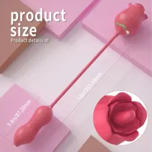 size of the rose dildo