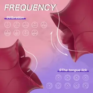 tongue vibrator sex toy with licking function