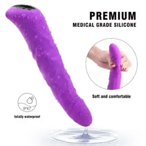 waterproof big purple dildo