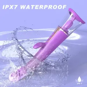 waterproof purple vibrating dildo