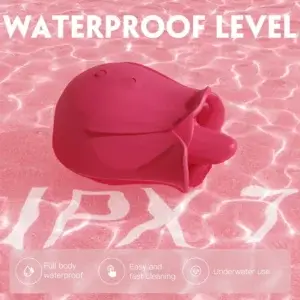 waterproof rose tongue vibrator