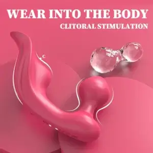 wearable butt plug for clitoral stimulation