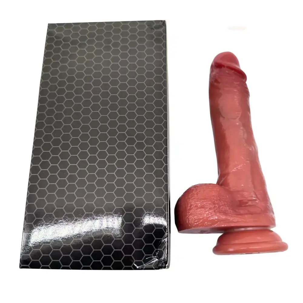 Thrusting Vibrating Dildo | Realistic Penis With Balls | Glamrose Thrusting Vibrating Dildo | Realistic Penis With Balls | Glamrose