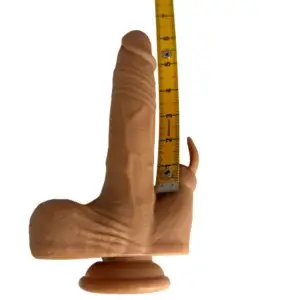 insertable length of the 8 inch vibrating dildo